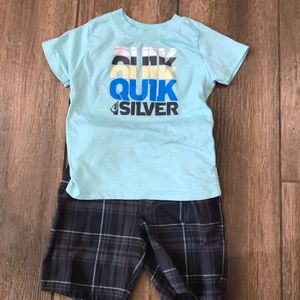 Quiksilver Top and Shorts Set in 24 Months